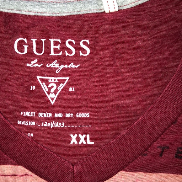 Red graphic (GUESS) XXL TEE - Picture 1 of 3